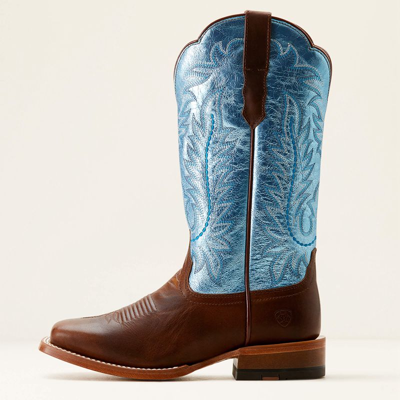 Ariat Frontier Tilly Western Boot Niebieskie Polska | RPHWBN-302