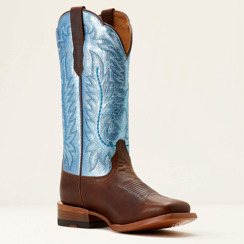 Ariat Frontier Tilly Western Boot Niebieskie Polska | RPHWBN-302