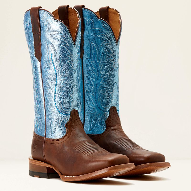 Ariat Frontier Tilly Western Boot Niebieskie Polska | RPHWBN-302