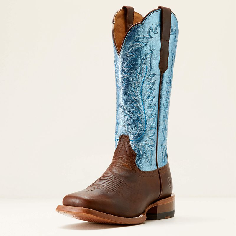 Ariat Frontier Tilly Western Boot Niebieskie Polska | RPHWBN-302