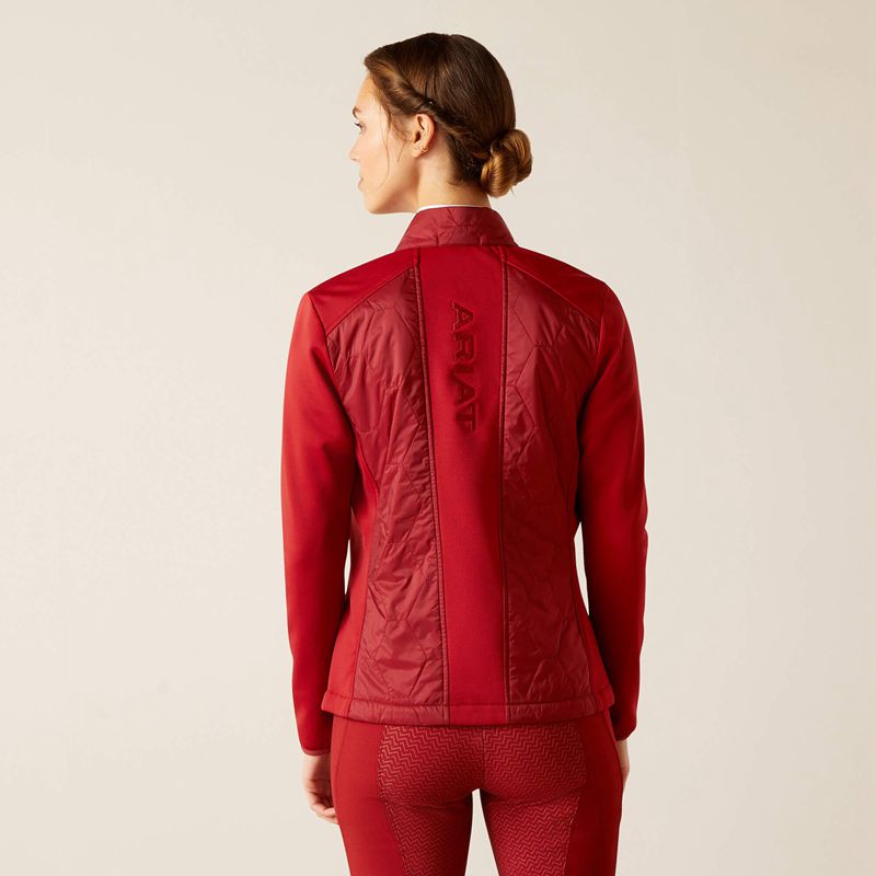 Ariat Fusion Insulated Jacket Sun-Dried Tomato Polska | SOMLFC-756