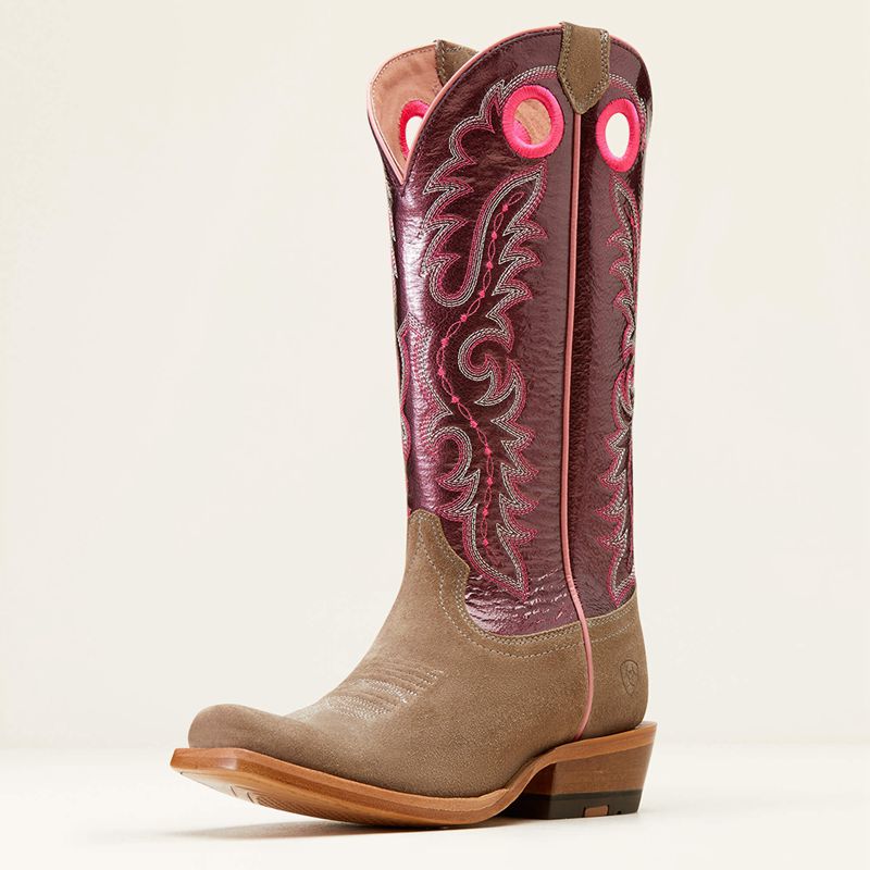 Ariat Futurity Boon Western Boot Smokey Roughout Polska | KBRION-234