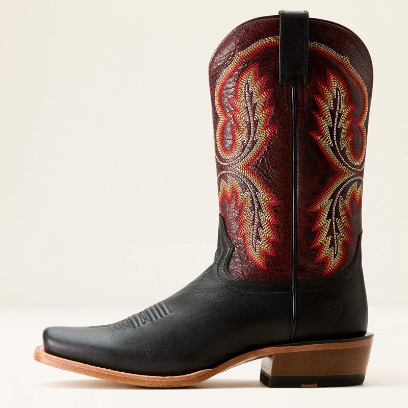 Ariat Futurity Cashout Cowboy Boot Midnight Black/Dark Brick Polska | KEFJCU-178