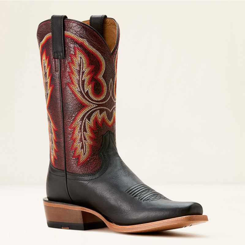 Ariat Futurity Cashout Cowboy Boot Midnight Black/Dark Brick Polska | KEFJCU-178