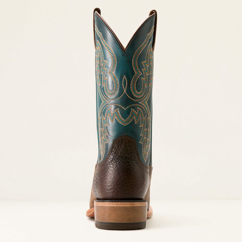 Ariat Futurity Cashout Cowboy Boot Wicker/Pursuit Of Teal Polska | VUOFHI-943