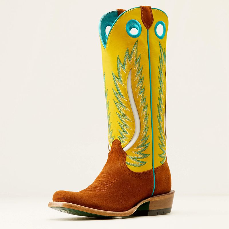 Ariat Futurity Fort Worth Western Boot Penny Roughout/Sunny Side Up Polska | ZKMSDH-024