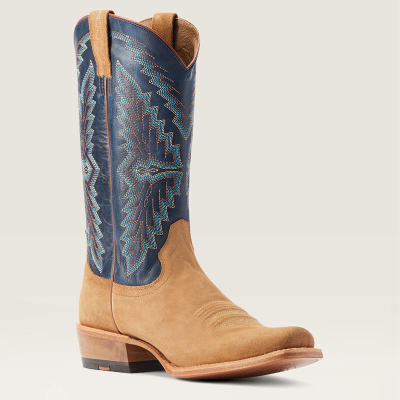 Ariat Futurity Showman Western Boot Dijon Roughout Polska | WJVENR-934