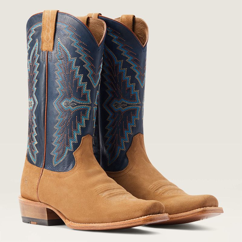 Ariat Futurity Showman Western Boot Dijon Roughout Polska | WJVENR-934