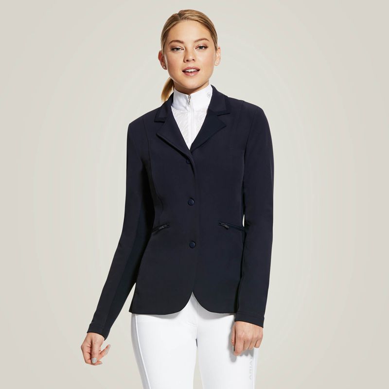 Ariat Galatea Show Coat Granatowe Polska | POWCAY-038