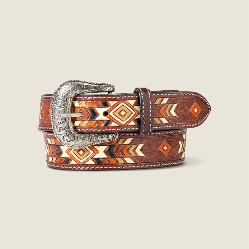 Ariat Geometric Pattern Belt Multi Polska | APQLJX-168