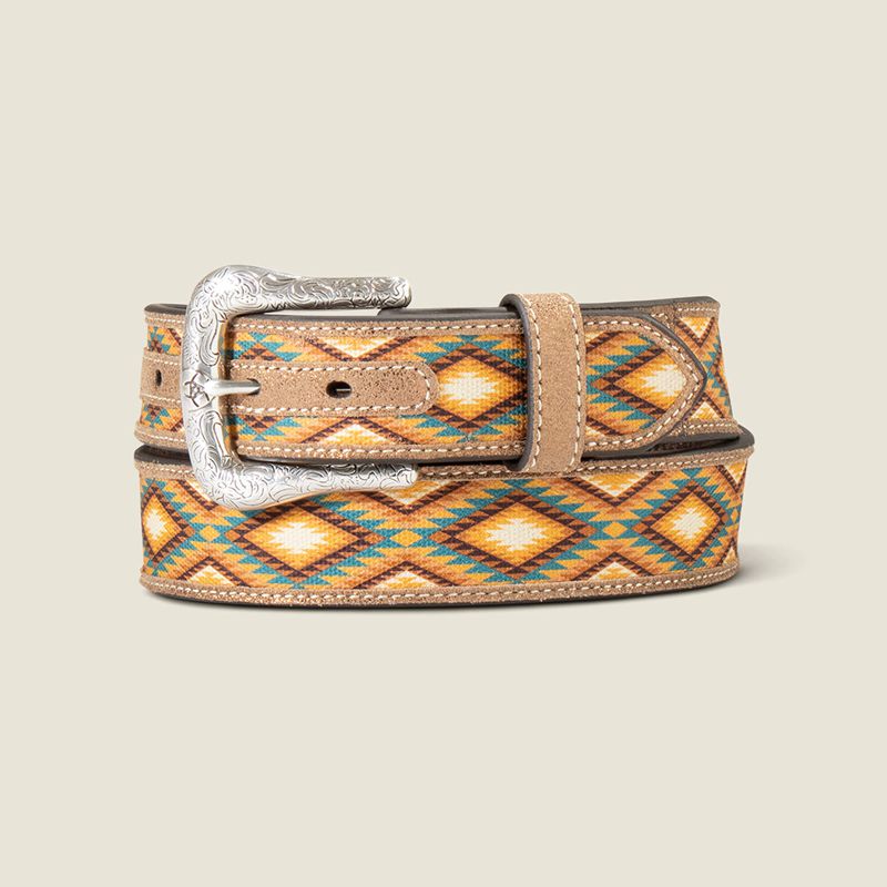 Ariat Geometric Pattern Belt Multi Polska | PZXBUN-016