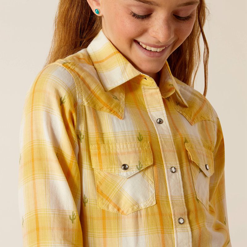 Ariat Glenrock Shirt Cactus Dobby Polska | DXAZKV-812