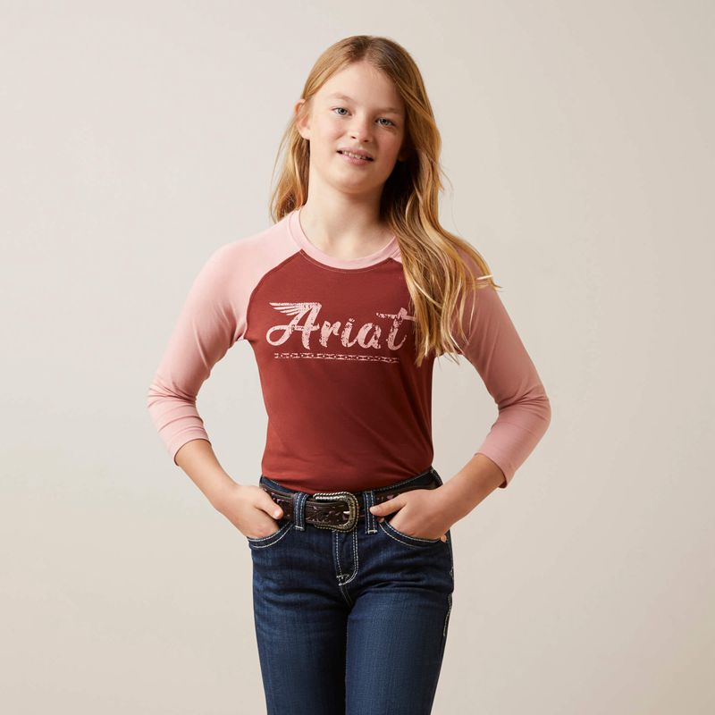 Ariat Go Tee Fired Brick Polska | GDSQRI-263