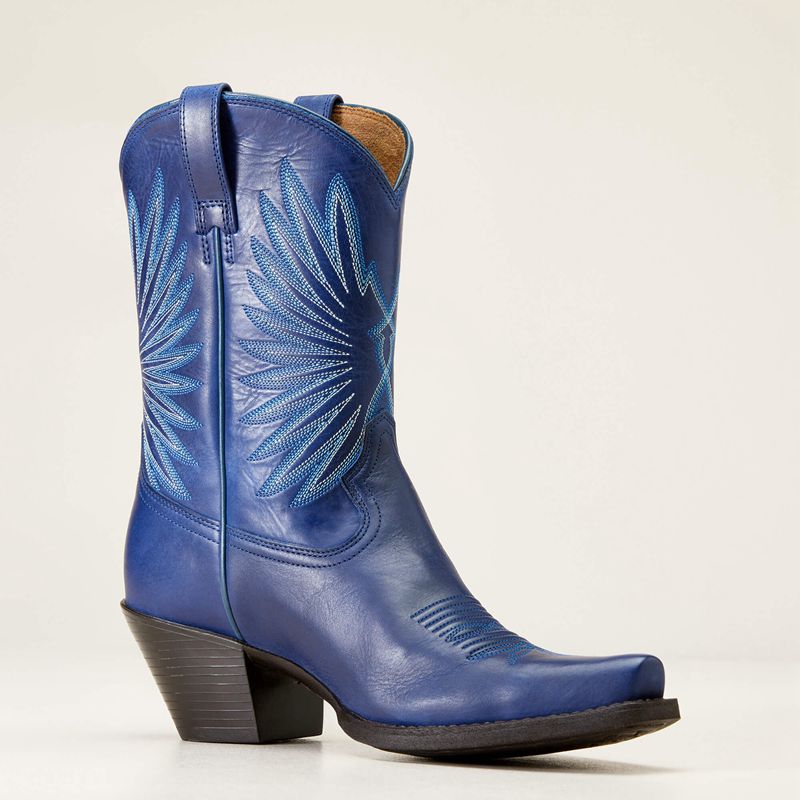 Ariat Goldie Western Boot Niebieskie Polska | VDPSBM-107