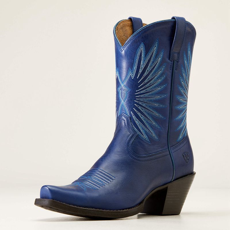 Ariat Goldie Western Boot Niebieskie Polska | VDPSBM-107