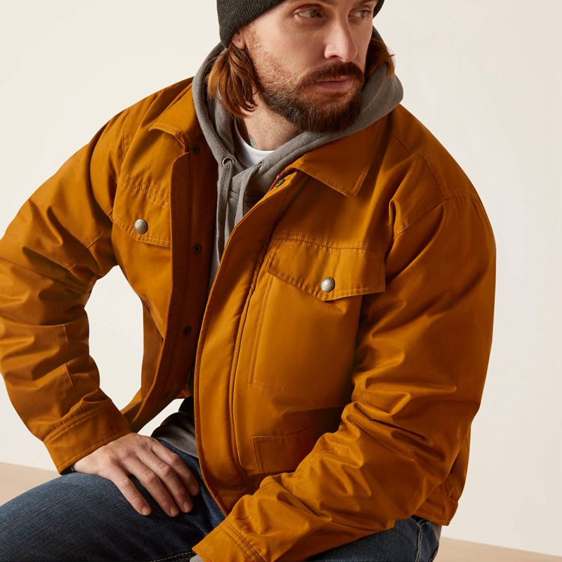 Ariat Grizzly 2.0 Canvas Conceal And Carry Jacket Chestnut Polska | MUVKFY-079