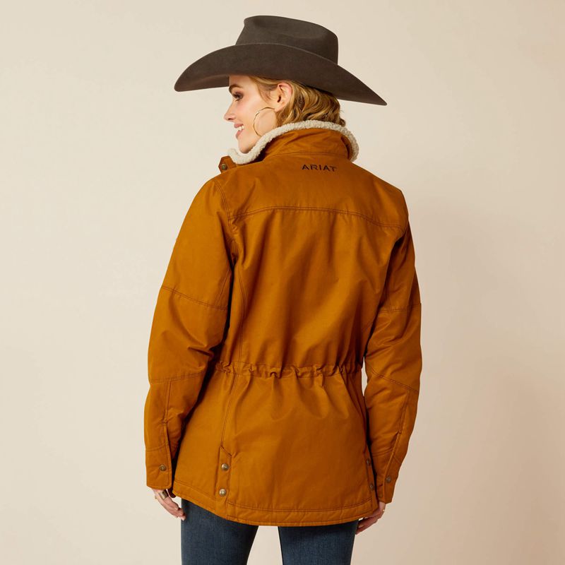 Ariat Grizzly Insulated Jacket Chestnut Polska | GXLBRA-761