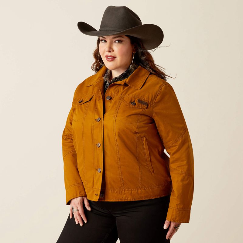 Ariat Grizzly Rancher Jacket Chestnut Horse Polska | GBMQUA-835