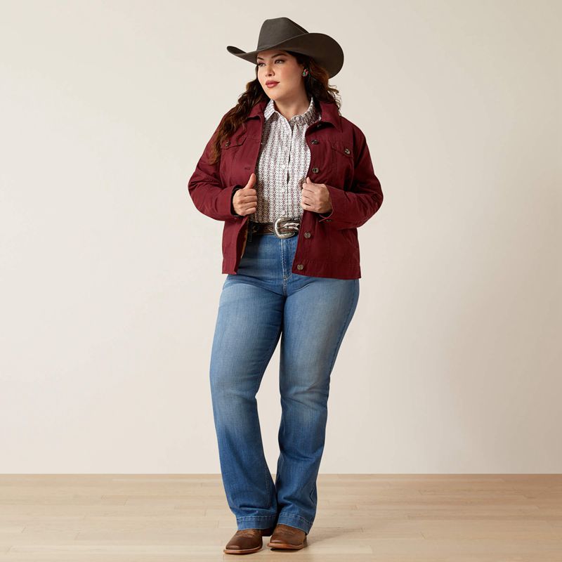 Ariat Grizzly Rancher Jacket Tawny Port Polska | ETAKOP-217