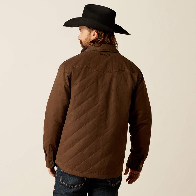 Ariat Grizzly Shirt Jacket Demitasse Polska | UYAWPM-573