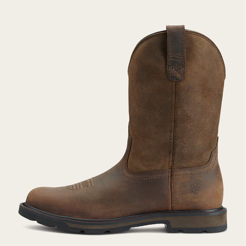 Ariat Groundbreaker Work Boot Brązowe Polska | UDKVTE-592