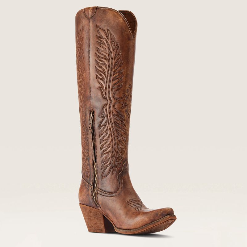 Ariat Guinevere Western Boot Naturally Distressed Allegro Polska | YVBJOK-790