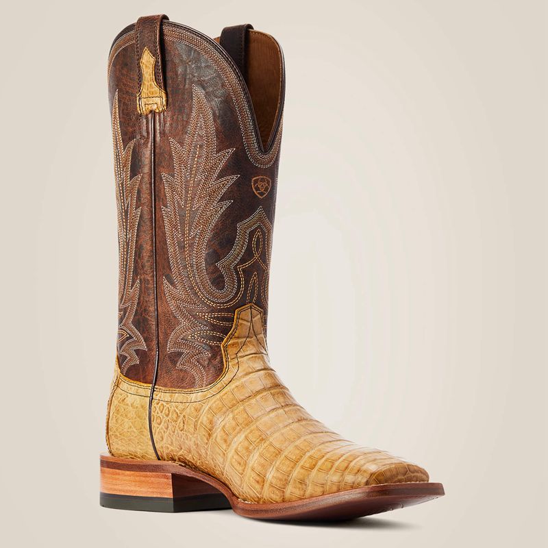 Ariat Gunslinger Cowboy Boot Honeycomb Caiman Belly Polska | ULKNFH-028