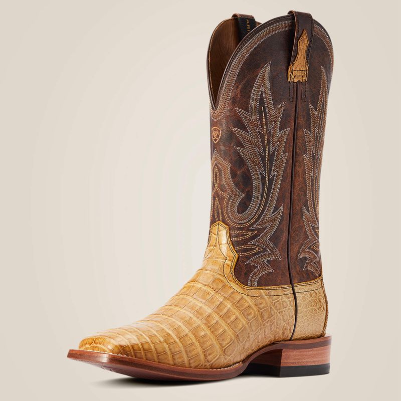 Ariat Gunslinger Cowboy Boot Honeycomb Caiman Belly Polska | ULKNFH-028