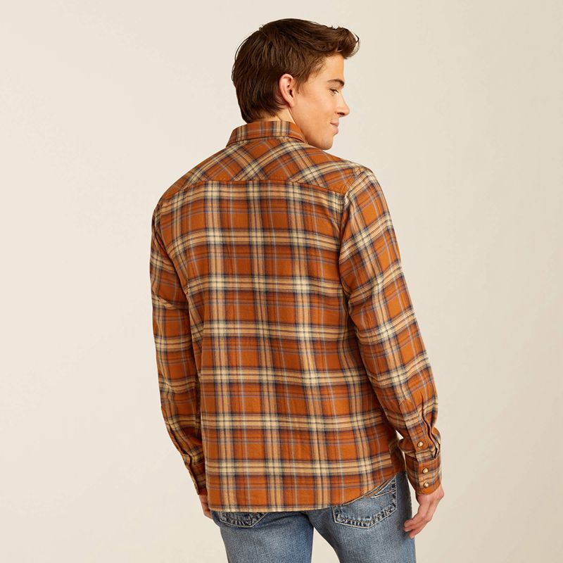 Ariat Haiden Retro Fit Shirt Roasted Pecan Polska | HEAPDX-792