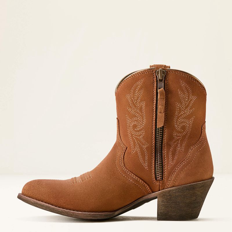 Ariat Harlan Western Boot Walnut Suede Polska | RSNVHT-297