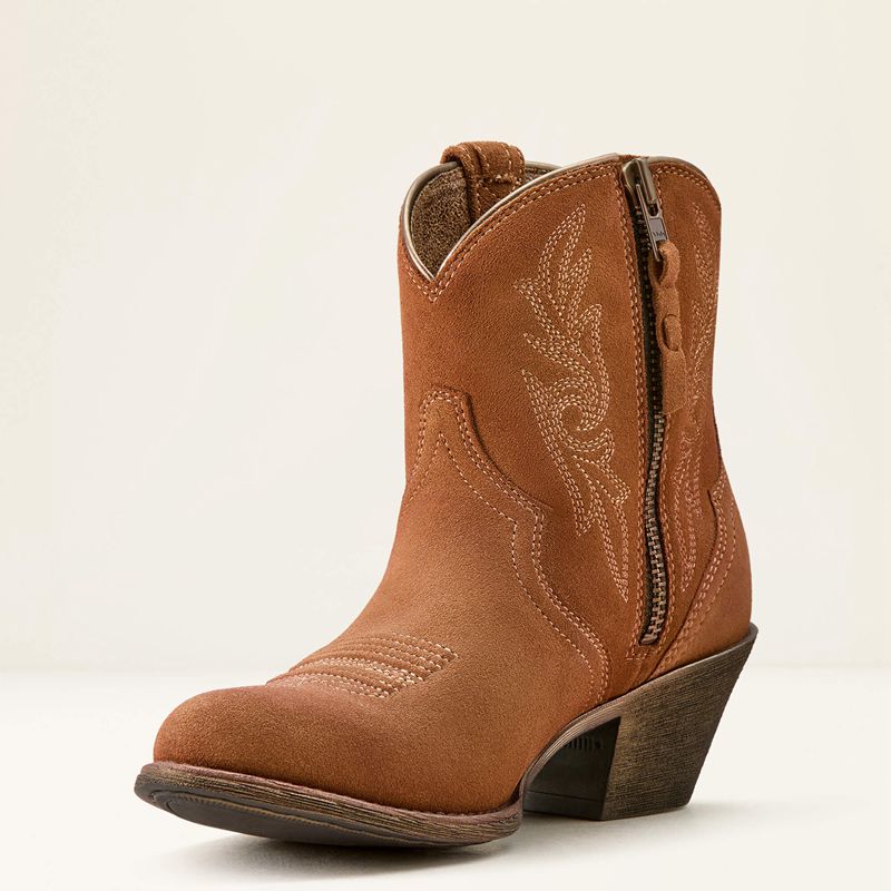 Ariat Harlan Western Boot Walnut Suede Polska | RSNVHT-297