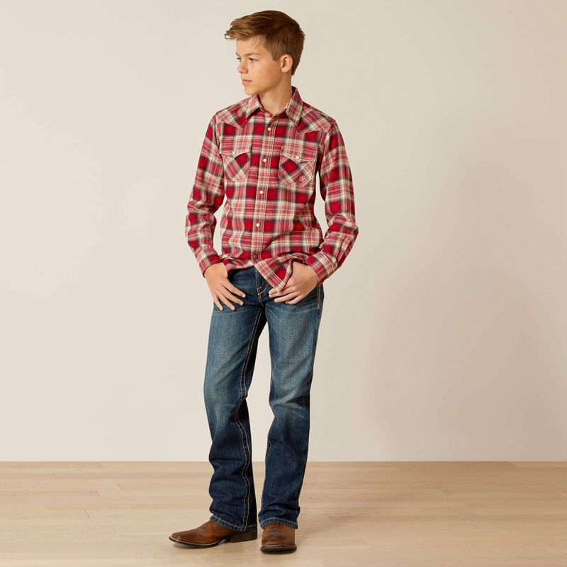 Ariat Herschel Retro Fit Shirt Chili Pepper Polska | ECQYMK-534