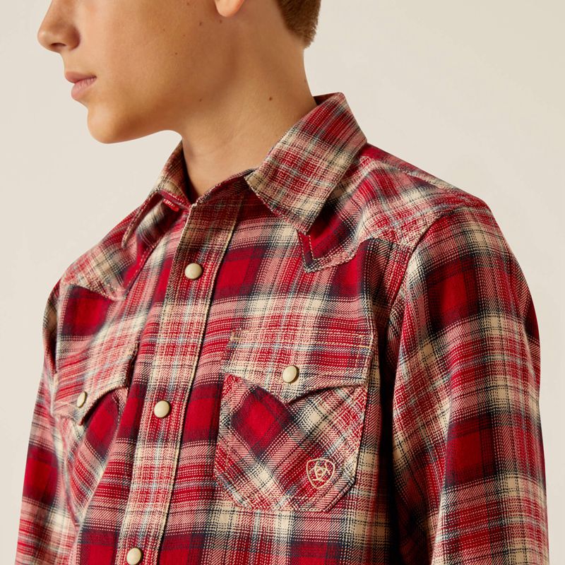 Ariat Herschel Retro Fit Shirt Chili Pepper Polska | ECQYMK-534