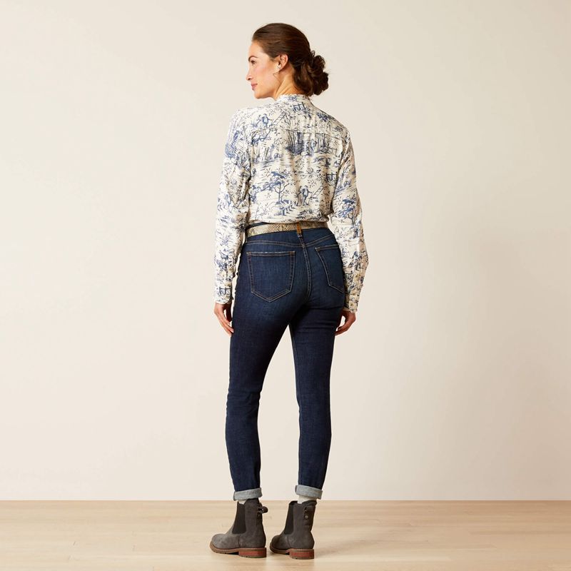 Ariat High Rise Bridle Skinny Jeans Puerto Rico Polska | XNGUVS-481