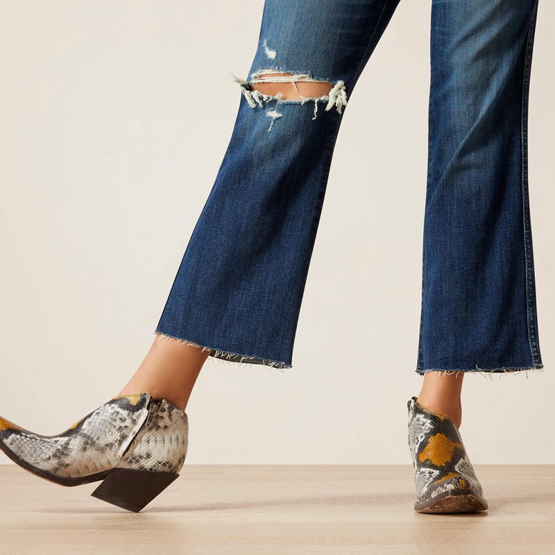 Ariat High Rise Caroly Flare Crop Jean Athena Polska | OUVBZG-812