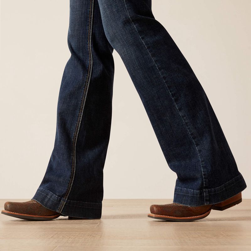 Ariat High Rise Naz Slim Trouser Jean Florida Polska | PTDIRZ-423