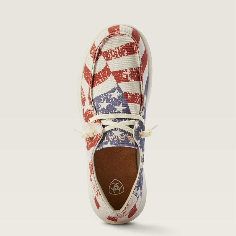 Ariat Hilo Distressed Flag Polska | OUEYDS-093