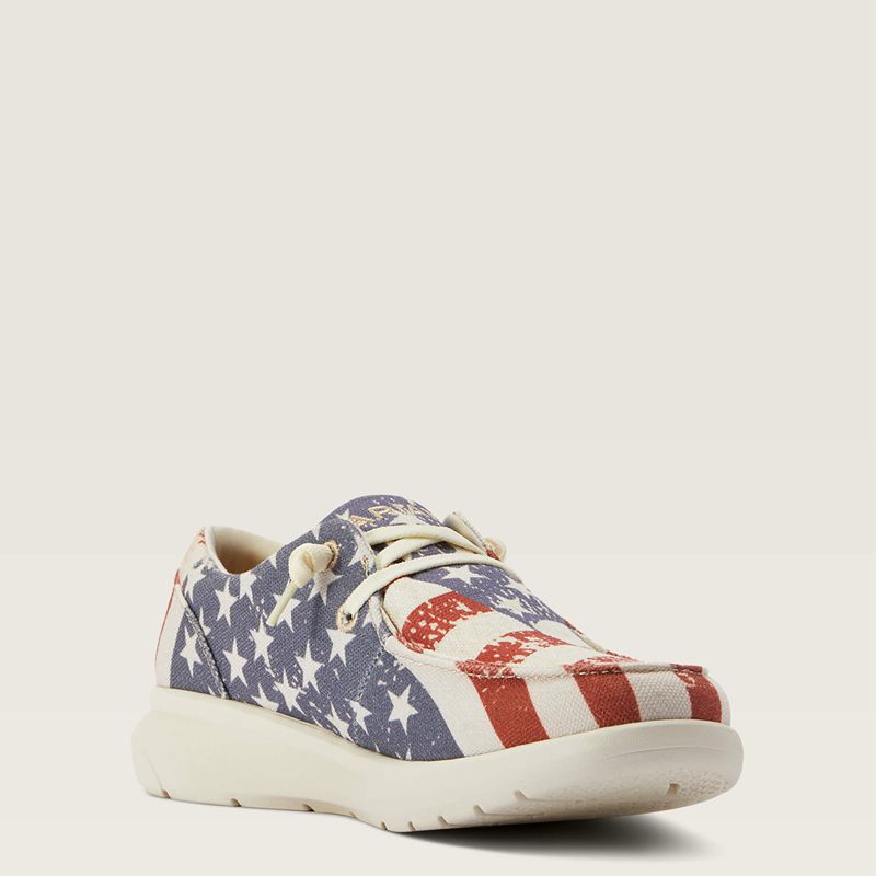 Ariat Hilo Distressed Flag Polska | OUEYDS-093