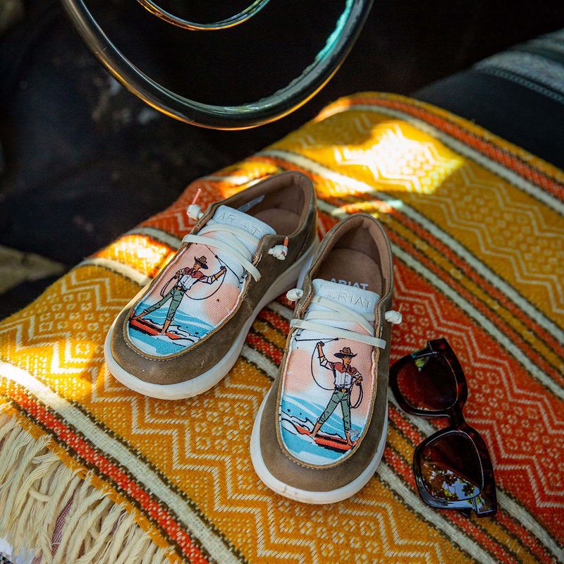 Ariat Hilo Western Aloha Brązowe Polska | SUCGTB-064