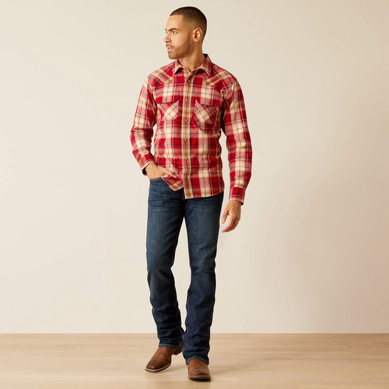 Ariat Honor Retro Fit Shirt Rosewood Polska | ESURQF-761