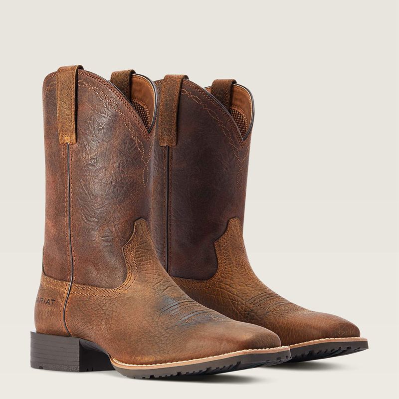 Ariat Hybrid Grit Western Boot Earth Polska | ACFUYB-591