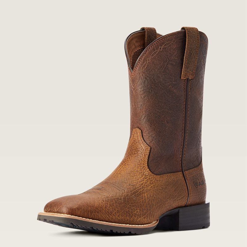 Ariat Hybrid Grit Western Boot Earth Polska | ACFUYB-591