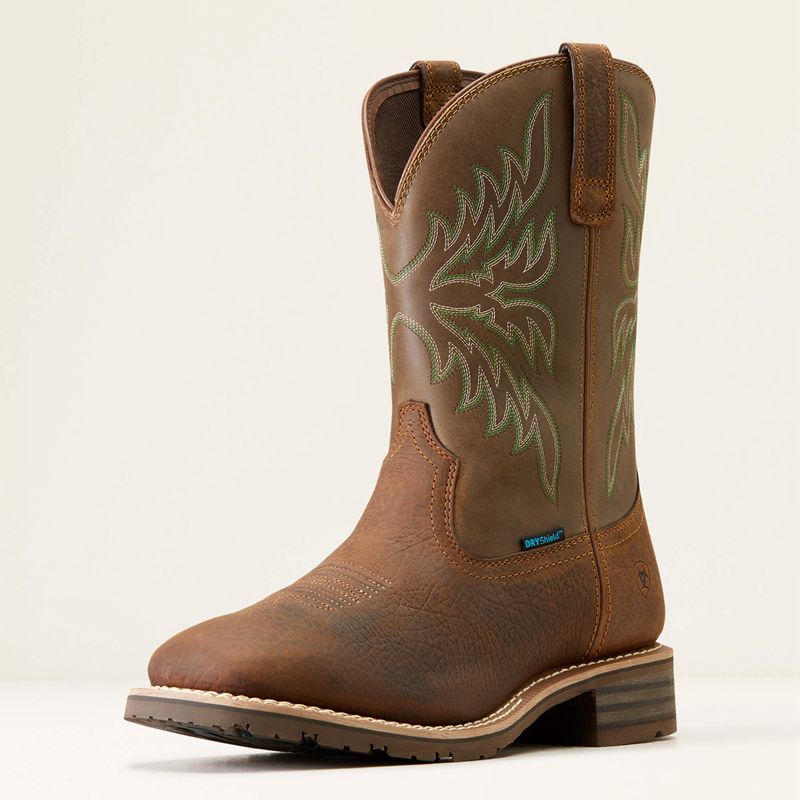 Ariat Hybrid Rancher Boa Waterproof Cowboy Boot Brązowe Polska | JLNCIP-651