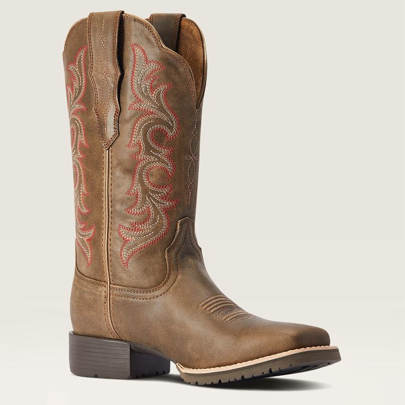 Ariat Hybrid Rancher Stretchfit Western Boot Pebble Polska | OMRLWA-380