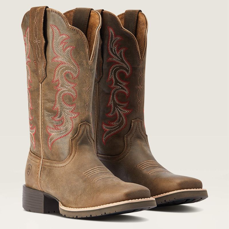 Ariat Hybrid Rancher Stretchfit Western Boot Pebble Polska | OMRLWA-380