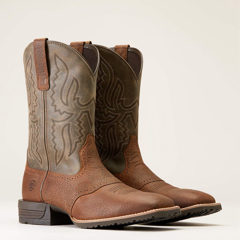 Ariat Hybrid Ranchway Western Boot Earth Polska | UQEVGC-659