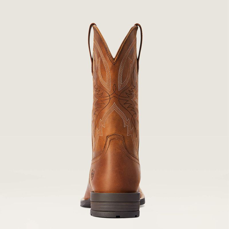 Ariat Hybrid Ranchwork Western Boot Brązowe Polska | GIWVUE-156