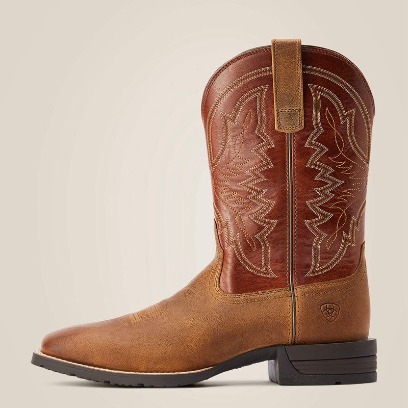 Ariat Hybrid Ranchwork Western Boot Sorrel Crunch Polska | OQIRBV-937