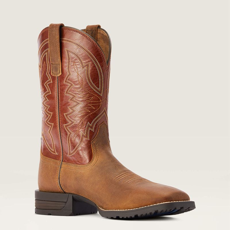 Ariat Hybrid Ranchwork Western Boot Sorrel Crunch Polska | OQIRBV-937