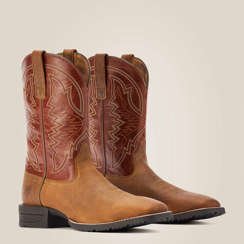 Ariat Hybrid Ranchwork Western Boot Sorrel Crunch Polska | OQIRBV-937